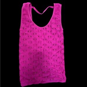 ✨ Pink Bebe top with adjustable straps✨